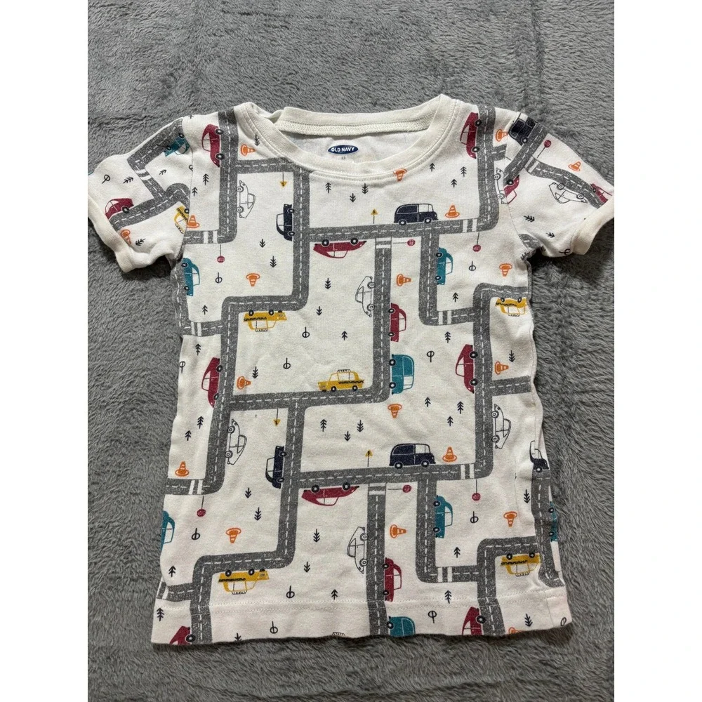 Pottery Barn Old Navy Boys 4 5 6 Red Robe Dinosaur Pajama Set Lot Cozy Casual